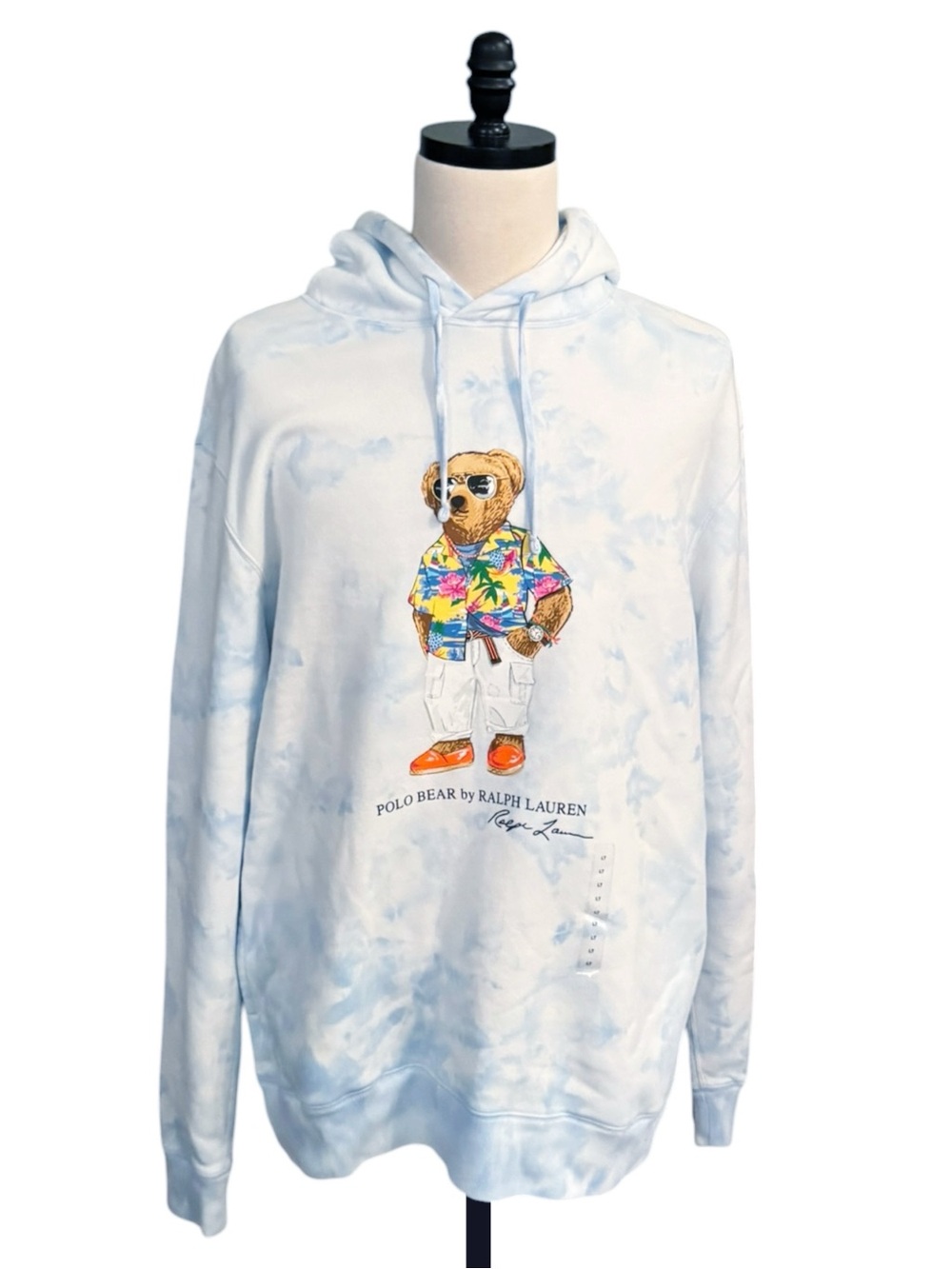 Polo Ralph Lauren Polo Bear Tie Dye Hoodie | LARGE TALL NWT - Picture 2 of 9